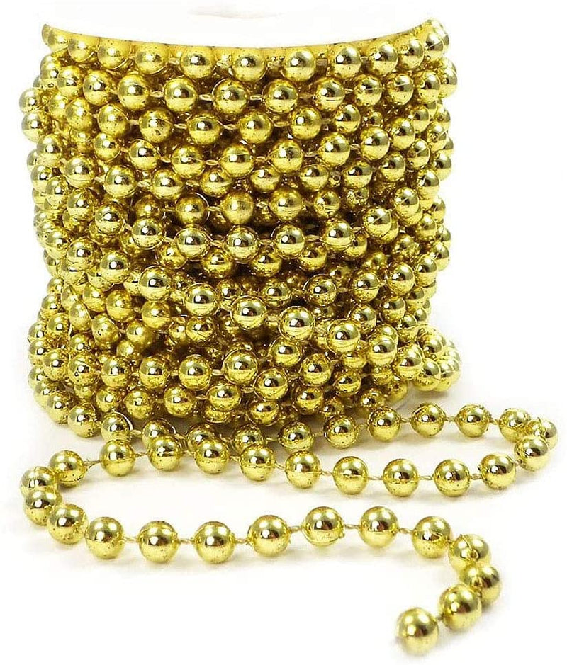 Cadena de perlas para decoración (disponibles en dorado y plateado)