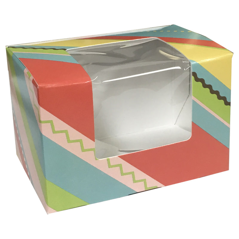 Cajas con franjas (disponible en 3 tamaños)